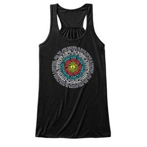 NEW Give Peace A Chance song lyric racerback tank
